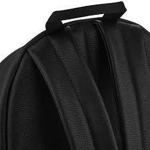 Bagbase Faux Leather Fashion Backpack (Black) (One Size)