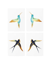 Load image into Gallery viewer, Gold Birds Set Tattoo