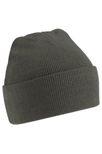 Soft Feel Knitted Winter Hat - Olive