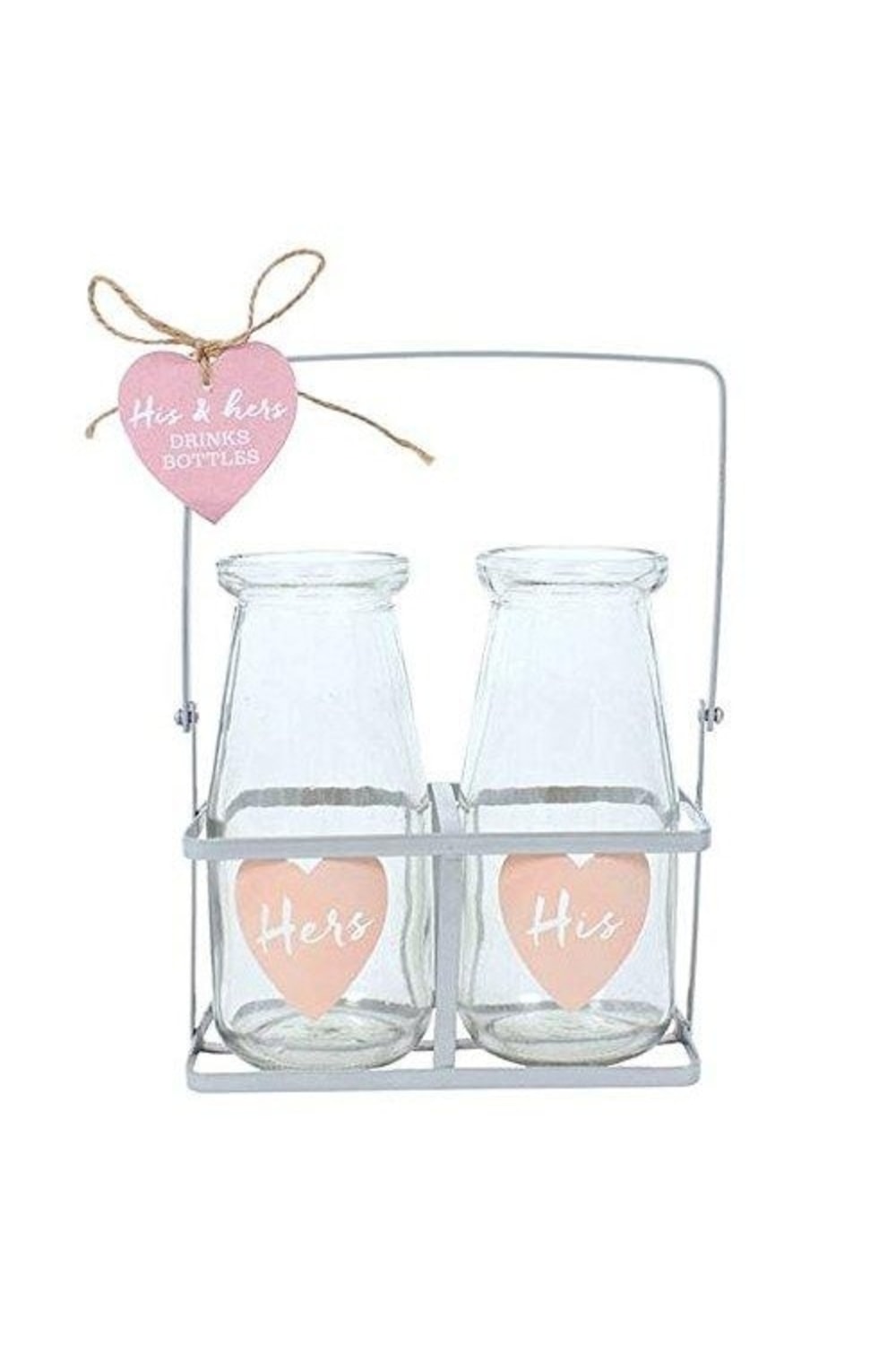 Something Different His & Hers Glass Bottle Set