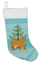 Load image into Gallery viewer, Zebu Indicine Cow Christmas Christmas Stocking