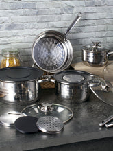 Load image into Gallery viewer, Blaumann 15-Piece Stainless Steel Cookware Set Blauman Collection