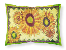 Load image into Gallery viewer, Flower - Sunflower Fabric Standard Pillowcase
