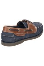 Load image into Gallery viewer, Mens Henry Lace Up Boat Shoes (Blue/Tan)