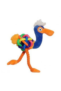 Rosewood Jolly Doggy Flamingo Dog Toy (Multicolored) (One Size)