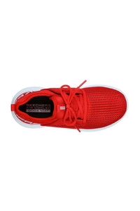 Skechers Boys Go Run Fast Valor Sneaker (Red/White)