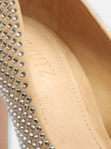 Lou Crystal Nubuck & Rhinestones Pump