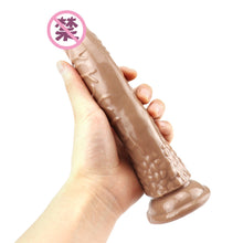 Load image into Gallery viewer, Strong Suction Cup Toy Mushroom Head Silicone Shape Dildo 8&quot;
