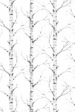 Load image into Gallery viewer, Eco-Friendly Birch Tree Wallpaper