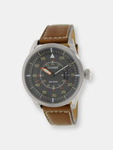 Load image into Gallery viewer, Citizen Men&#39;s Eco-Drive AW1360-12H Brown Leather Fashion Watch