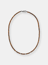 Load image into Gallery viewer, Silver And Stones Necklace - Tiger Eye