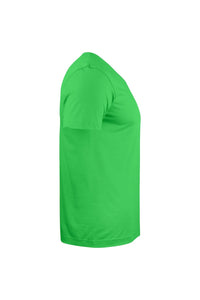 Unisex Adult Basic Knitted V Neck T-Shirt - Apple Green
