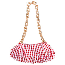 Load image into Gallery viewer, Awan Ruffle Bag In Red Gingham