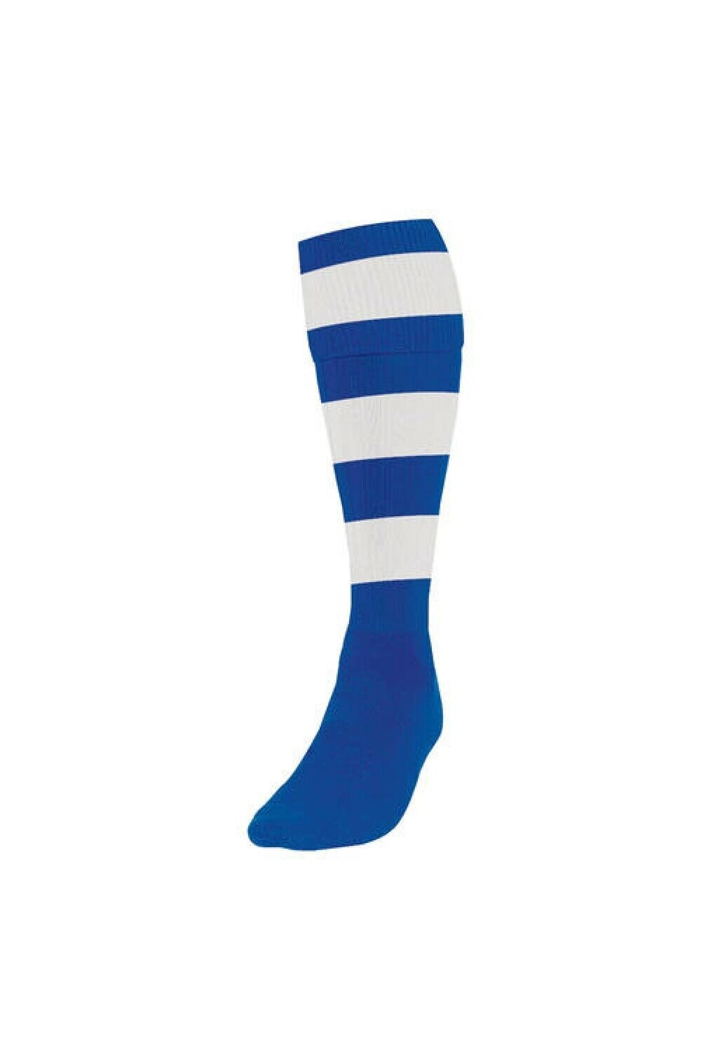 Precision Unisex Adult Hooped Football Socks (Royal Blue/White)