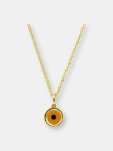 Load image into Gallery viewer, Evil Eye Cabochon Charm Necklace
