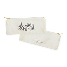 Load image into Gallery viewer, Adventure More Cotton Canvas Pencil Case And Travel Pouch