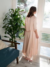 Load image into Gallery viewer, Willow Robe in Pink Silk Charmeuse