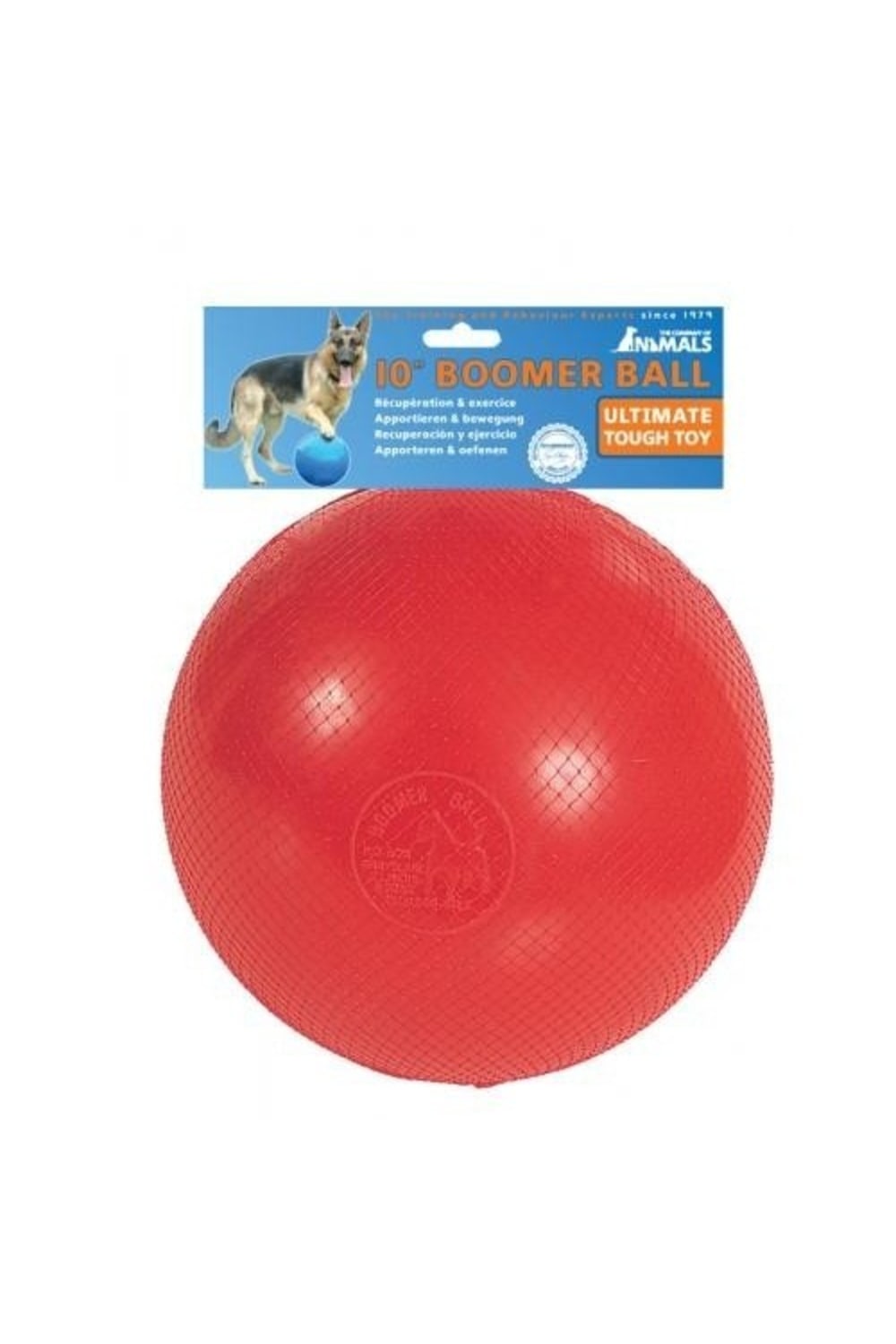 The Company Of Animals Boomer Ball (Red) (10inch)