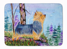 Load image into Gallery viewer, 19 in x 27 in Norwich Terrier Machine Washable Memory Foam Mat