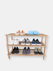 Pine Shoe Shelf, Cherry