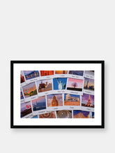 Load image into Gallery viewer, Travel Destinations Collage Framed &amp; Mounted Print