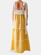 Load image into Gallery viewer, Three-Tier Juniper Dress with Flower Lace