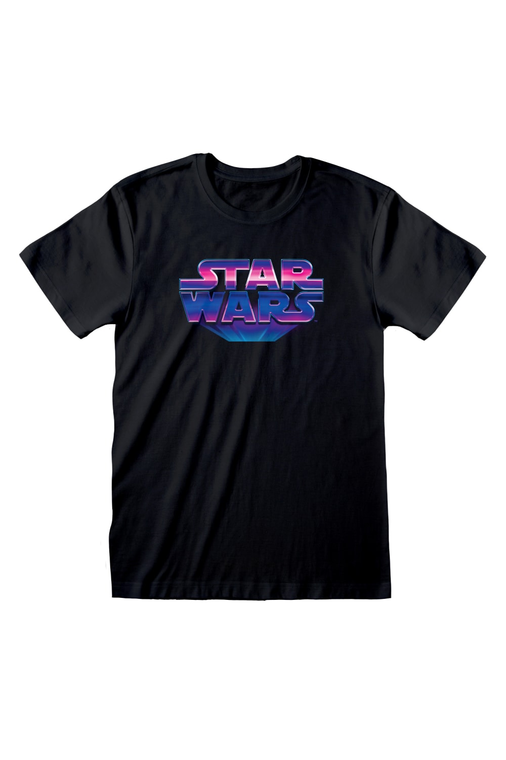 Star Wars Unisex Adult 80s Logo T-Shirt (Black)