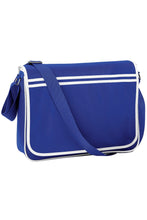 Load image into Gallery viewer, Retro Adjustable Messenger Bag 12 Liters - Bright Royal/White