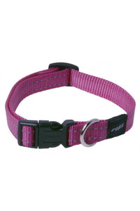 Rogz Utility Side Release Adjustable Dog Collar (Pink) (Large)