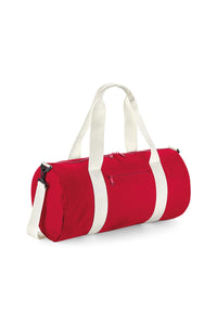 Original XL Barrel Bag - Classic Red/Off White