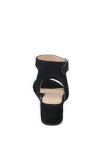 Load image into Gallery viewer, Amelia Black Minimalist Block Heel Sandal