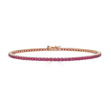 Load image into Gallery viewer, Ruby Tennis Bracelet