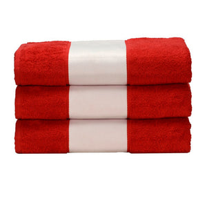 A&R Towels Subli-Me Hand Towel (Fire Red) (One Size)