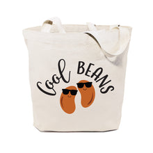 Load image into Gallery viewer, Cool Beans Cotton Canvas Tote Bag