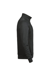 Tee Jays Mens Half Zip Sweatshirt (Dark Gray)
