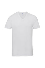 Load image into Gallery viewer, Gildan Mens Premium Cotton V Neck Short Sleeve T-Shirt (White)