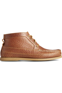 Mens Authentic Original Boat Leather Chukka Boots - Tan
