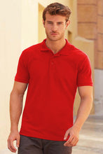 Load image into Gallery viewer, Fruit Of The Loom Mens Iconic Polo Shirt (Red)