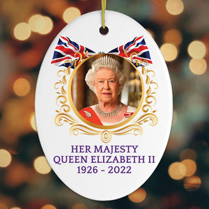 Queen Elizabeth II Honorary Christmas Ornament