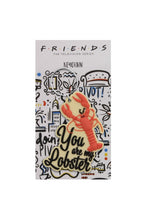Load image into Gallery viewer, Friends You Are My Lobster Rubber Keychain (Red/Pink/Black) (One Size)