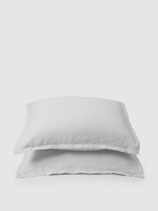 Marcel Linen Pillowcases (Pair) - Milk