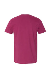 Gildan Mens Short Sleeve Soft-Style T-Shirt (Berry)