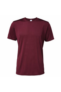 Gildan Mens Core Short Sleeve Moisture Wicking T-Shirt (Sport Dark Maroon)