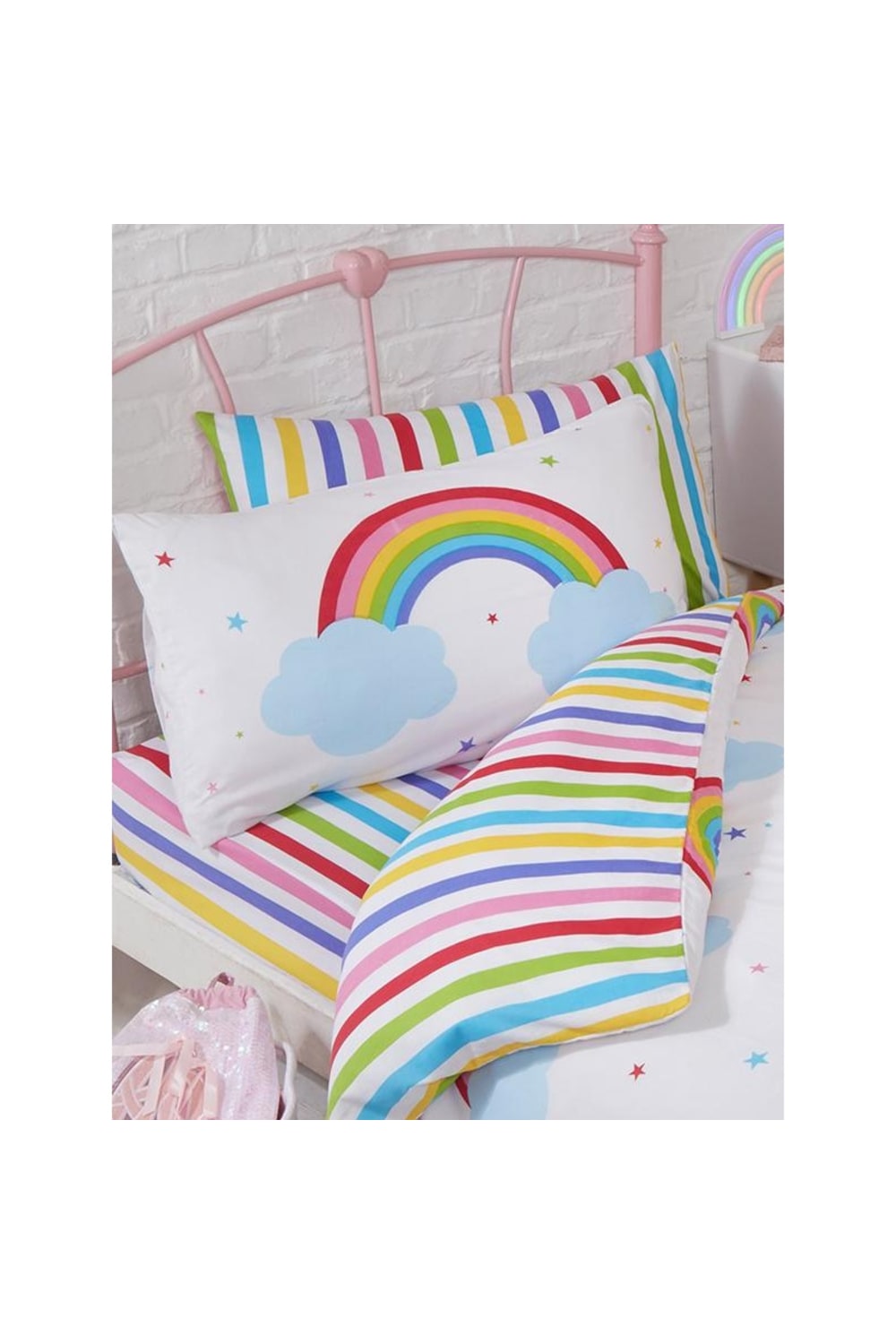 Childrens/Kids Rainbow Duvet Set