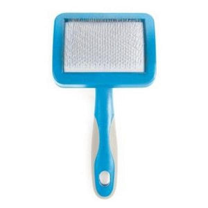 Ancol Ergo Grooming Range Universal Pet Slicker Brush (Blue) (Small)