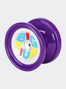 Big Fun Yo-Yo [Purple & White], Unresponsive Pro Level Yo-Yo, Concave Bearing