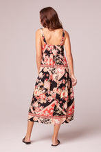 Load image into Gallery viewer, Anthem Of The Sun Black Floral Smock Maxi Dress
