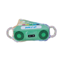 Load image into Gallery viewer, Old School Plush Dog Toy Combo (Cassette Tape &amp; Boom Box)