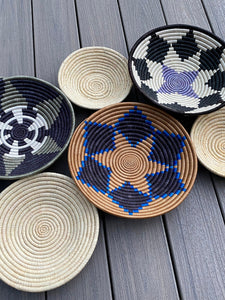Moon’s Assorted Set of 8 African Baskets 7.5”-12” Wall Baskets Set