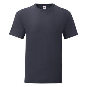 Fruit Of The Loom Mens Iconic T-Shirt (Pack of 5) (Deep Navy)